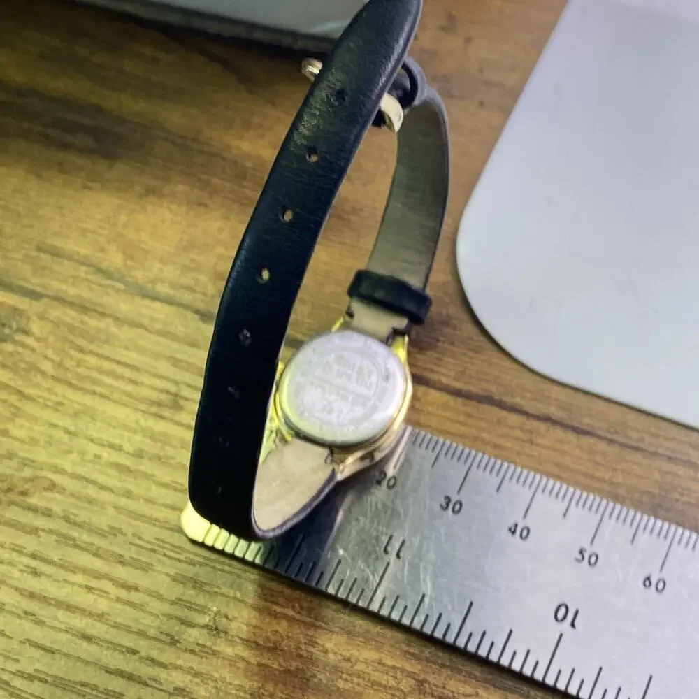 Womens Timex Gold Tone Watch Works New Battery